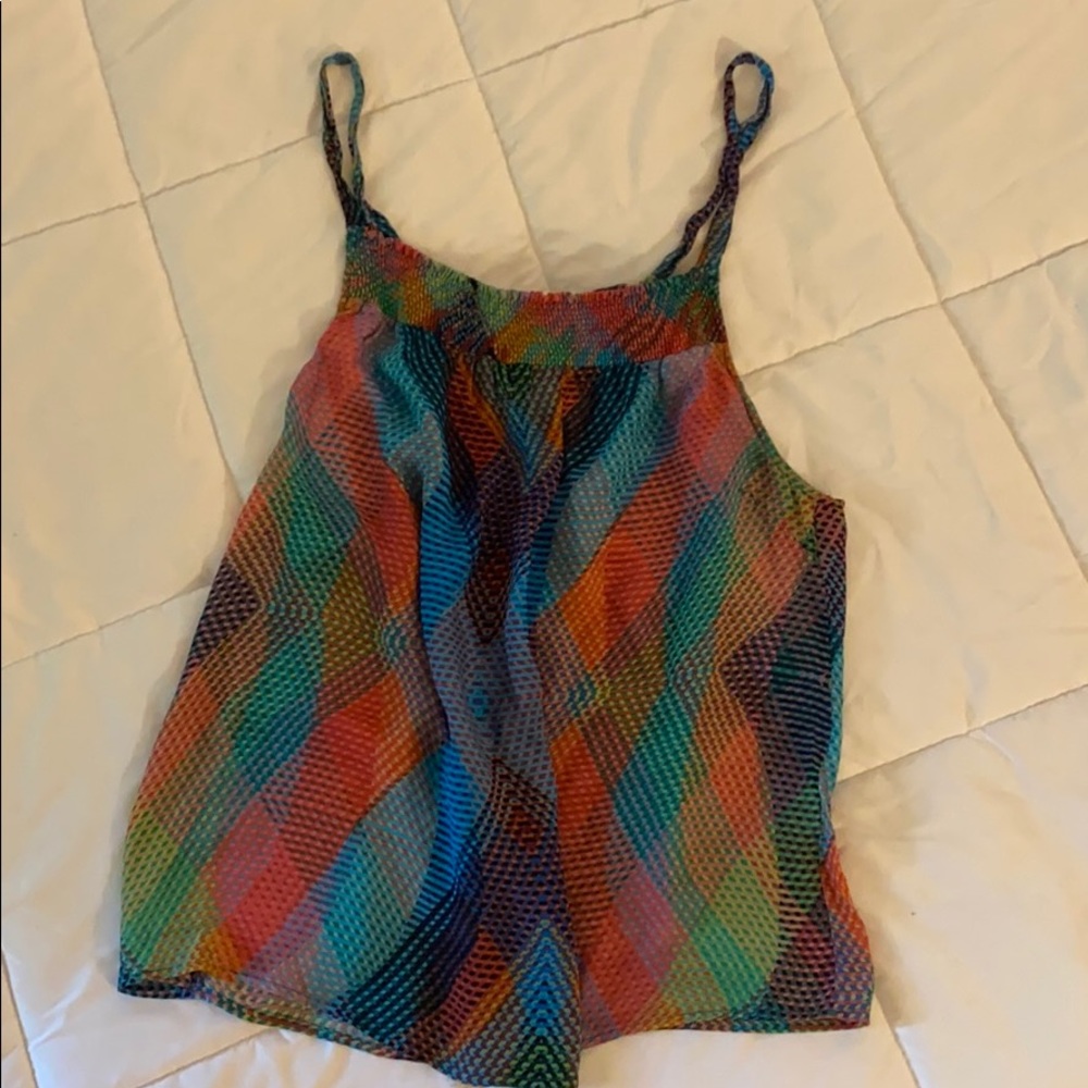 Anthro colorful summer top